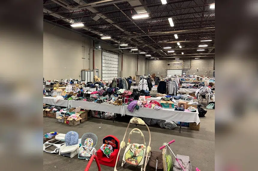 Donation centre opens in Regina to give items to displaced Ukrainians