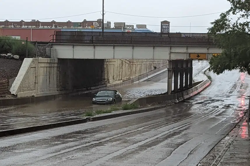 Regina residents get surprised with flash flooding after heavy downpour