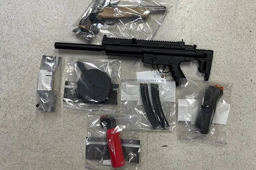 RCMP in Yorkton seize semi-automatic firearm with silencer after break-in