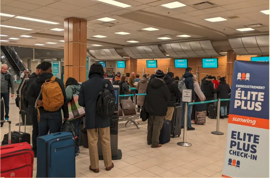 Flight cancellations throughout Saskatchewan put passengers in limbo
