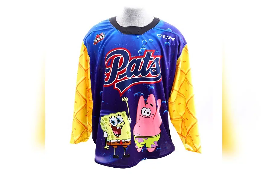 Pats raise nearly $30,000 from SpongeBob jersey auction