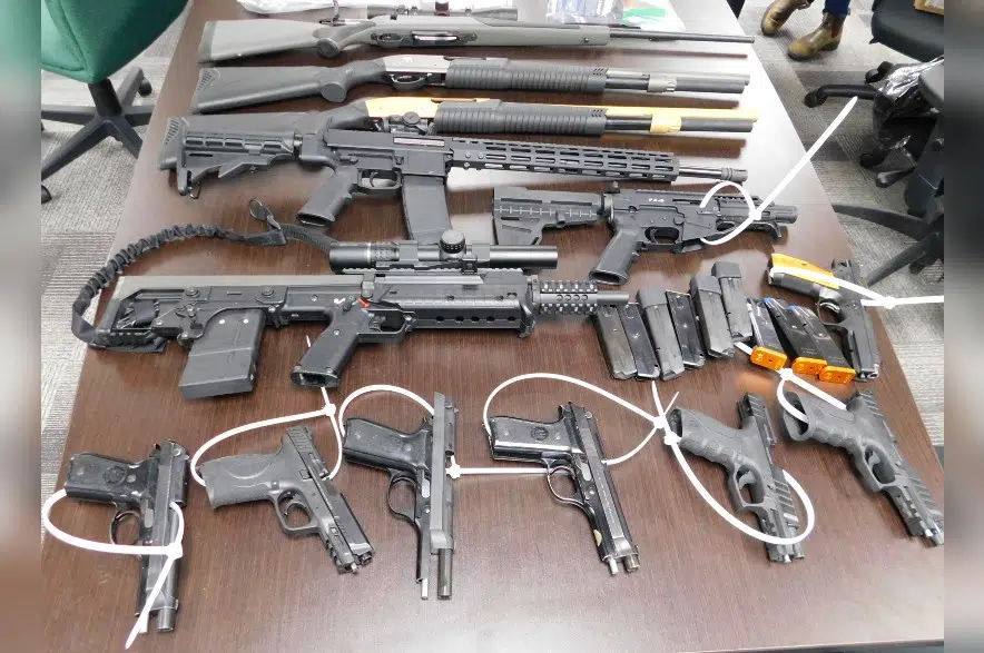 RCMP raids find 13 guns 'scattered' inside two houses in Estevan