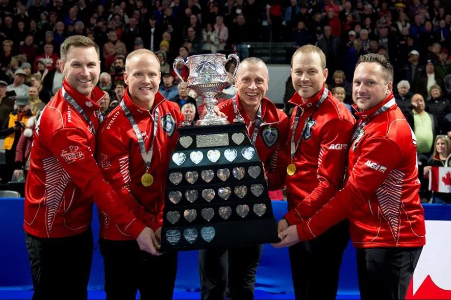 The drive for five: Gushue sets record for Brier titles by a skip