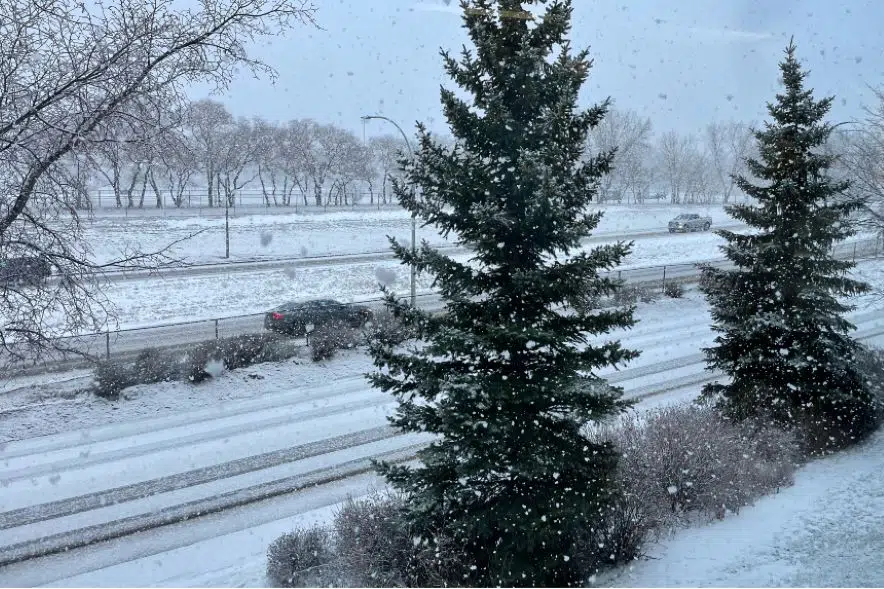 Wintery weather slides through parts of central and south Sask.