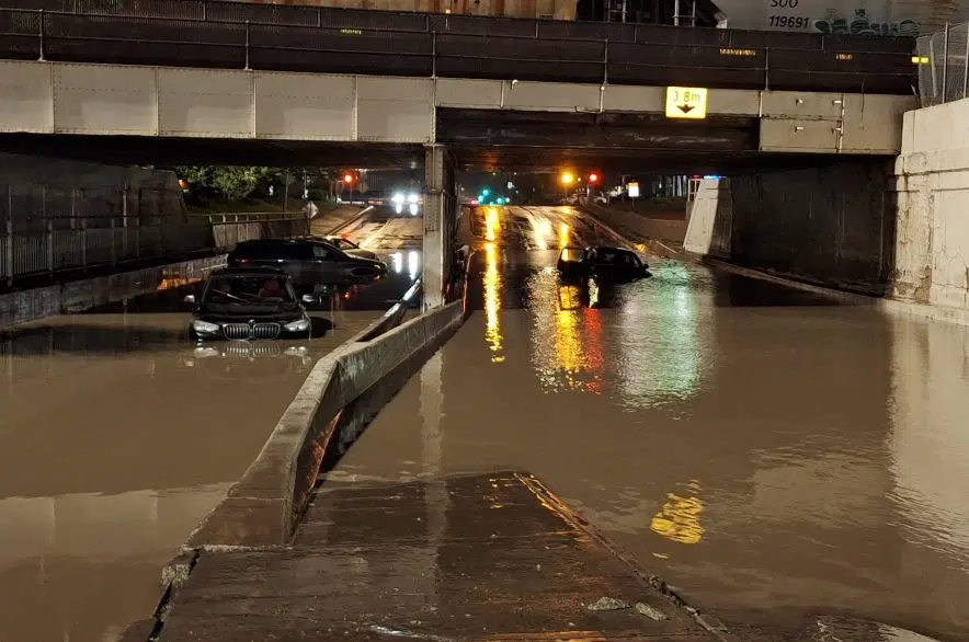 Flood detection system installed at Albert Street and Saskatchewan Drive underpass