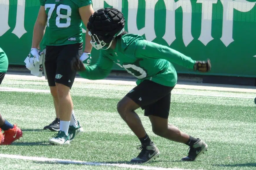 Football is in the blood of Riders' Bryan Cox Jr.