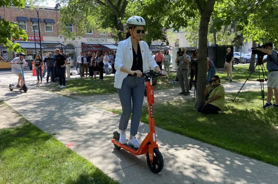 Shared e-scooters return to Regina for 2024