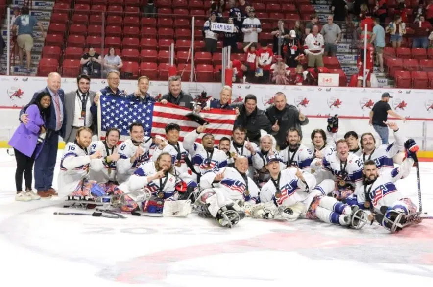 U.S. wins third straight world para ice hockey championship