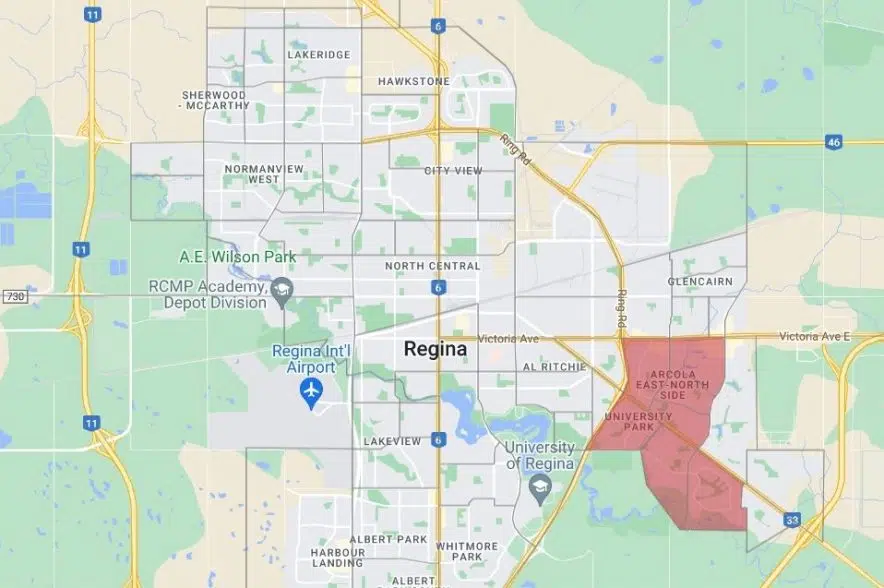 UPDATE: Power restored in southeast Regina