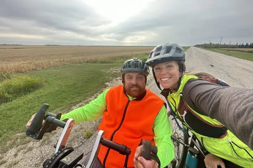 'It's life-changing:' Duo from Ontario pedalling across Canada for accessibility