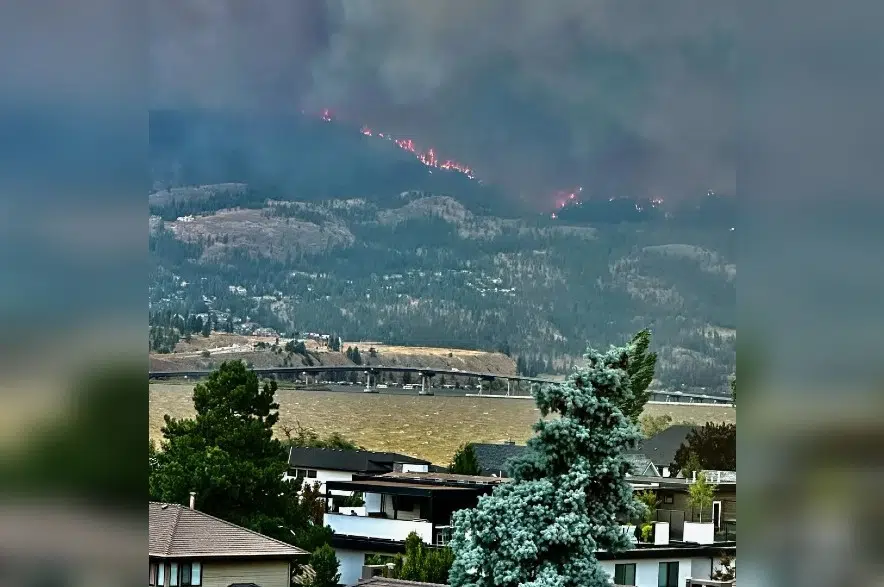 Former Saskatchewan resident describes wildfire situation in Kelowna
