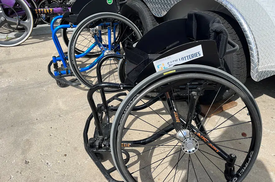 Search continues for stolen wheelchairs, sports equipment in Regina