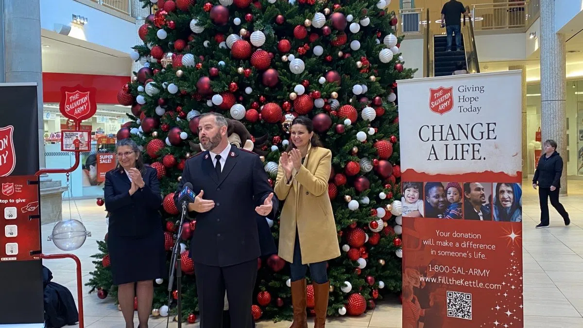 The Salvation Army Kicks Off Their Annual Christmas Kettle Campaign