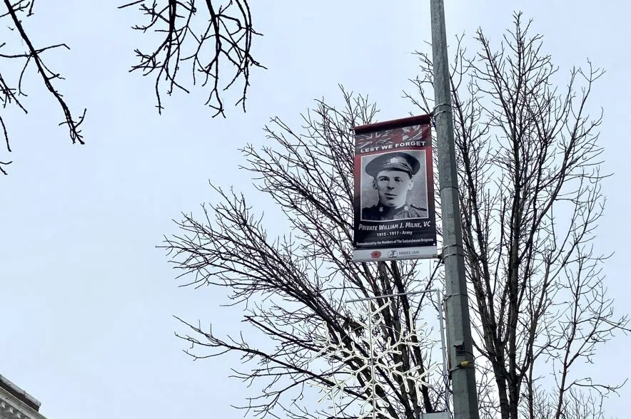 'It's heartwarming:' City of Moose Jaw honours veterans with banners
