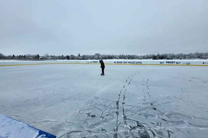 Rink on Wascana closes for season as warm weather melts ice