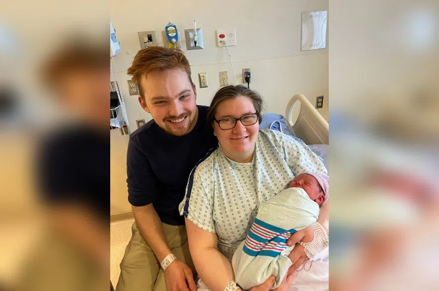 Regina family welcomes city's first baby of 2024