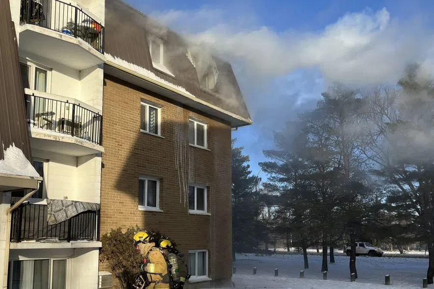 One person taken to hospital after fire on Centennial Street