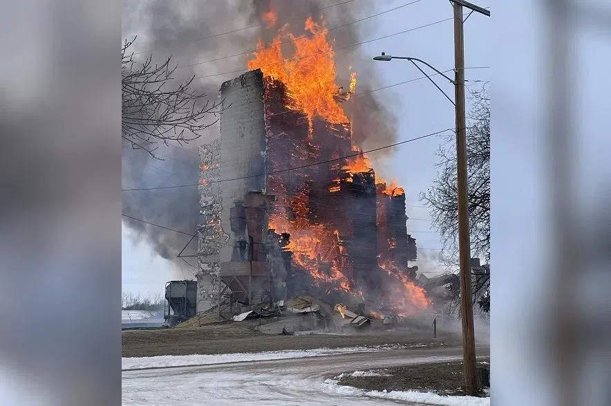 'A loss to us:' Loreburn mayor reacts to fire that destroyed grain elevator