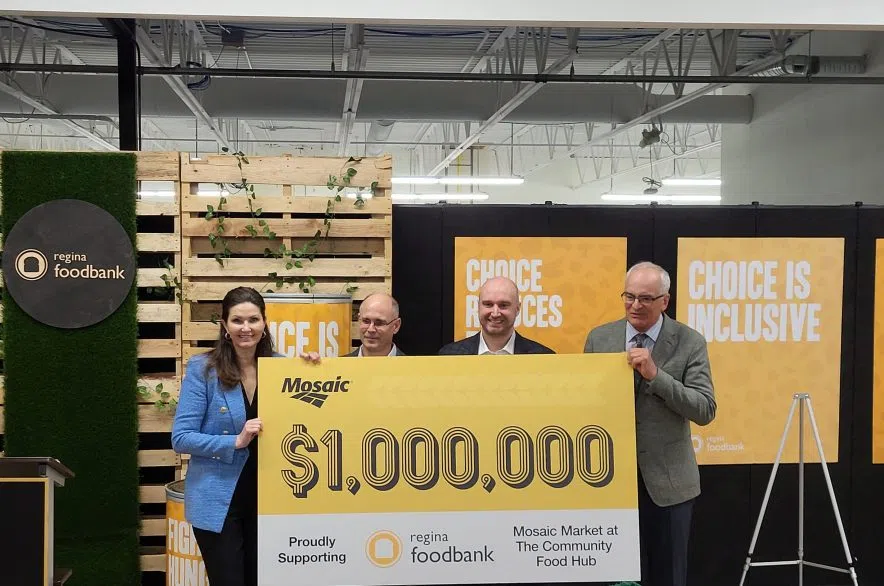 Regina's new food hub, food bank receive $1M donation from Mosaic