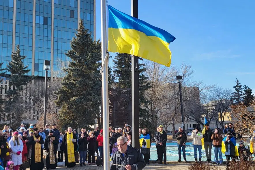 Displaced Ukrainians in Regina reflect on two years of war with Russia