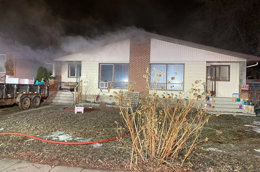 No injuries after early-morning fire in basement of Regina duplex