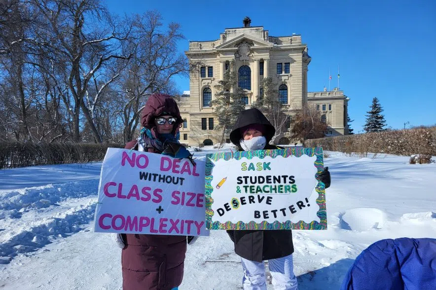 'Something needs to change:' Teachers strike again in Regina