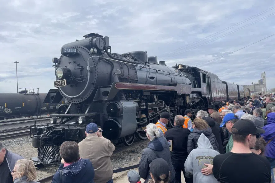 Thousands arrive in Moose Jaw to see restored steam locomotive