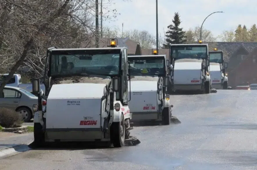 Street sweepers set to hit the road Monday in some Regina areas