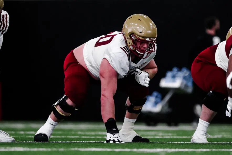Riders select Boston College's Kyle Hergel third overall in CFL draft