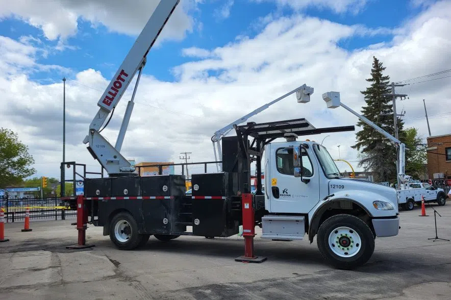 aerial truck city of regina