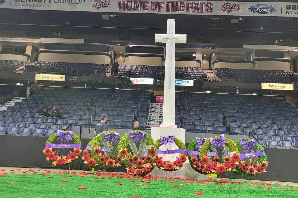Remembrance cross at Brandt