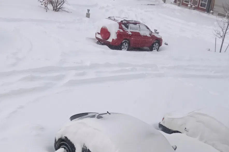 Parking lot in Saskatoon