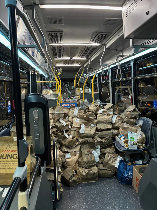 Stuff the Bus donations 2024