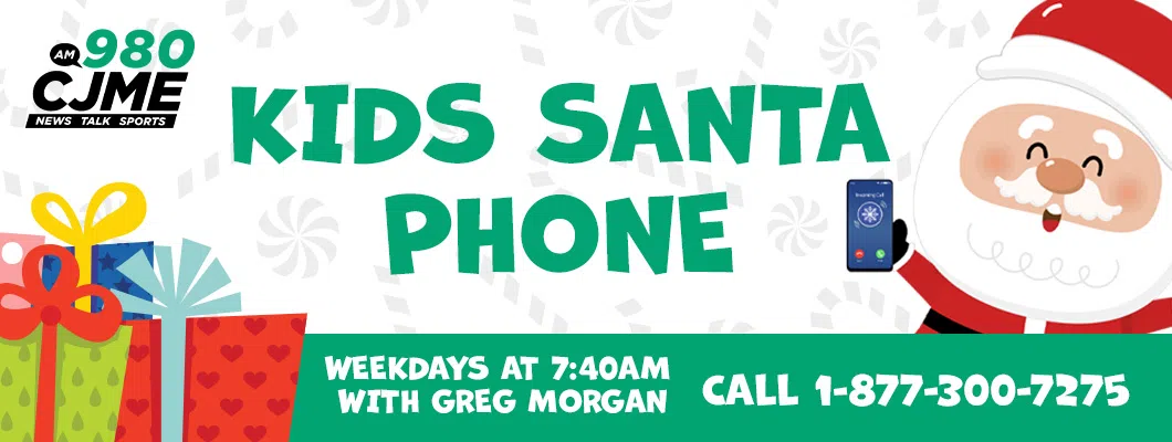 The 980 CJME Kids Santa Phone