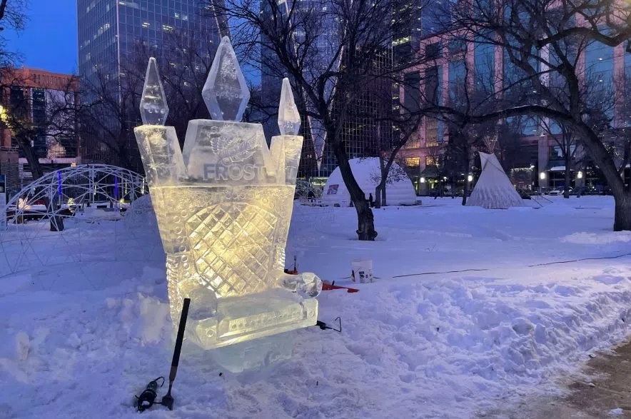 Ice Throne at Frost Regina.