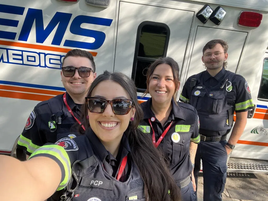 Paramedics with Heart volunteers at their Teddy Bash event. Davis (second from right) says this is a big fundraising event for the group. (Jenna Davis/submitted) July 2024