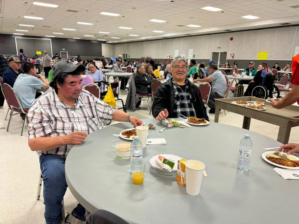 The Prince Albert Exhibition Centre was filled with laughter and cheer when the fish fry arrived. (Tommy Bird/submitted)
