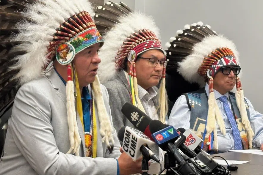 FSIN Chief Bobby Cameron also pointed out that his organization has filed a statement of claim against both the federal and provincial governments, alleging the Natural Resources Transfer Agreement (NRTA) signed in 1930 was both unlawful and illegal. (Lara Fominoff/650 CKOM)