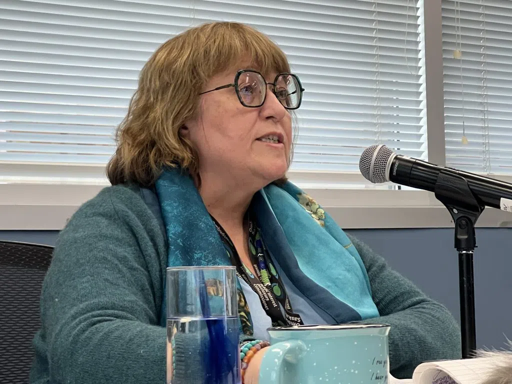 Saskatchewan Ombudsman, Sharon Pritchard, said the provincial government needs to put 24-hour services in place to work through the backlog of people still needing food and a safe place to sleep on June 10, 2025 (Abby Zieverink, 980 CJME).