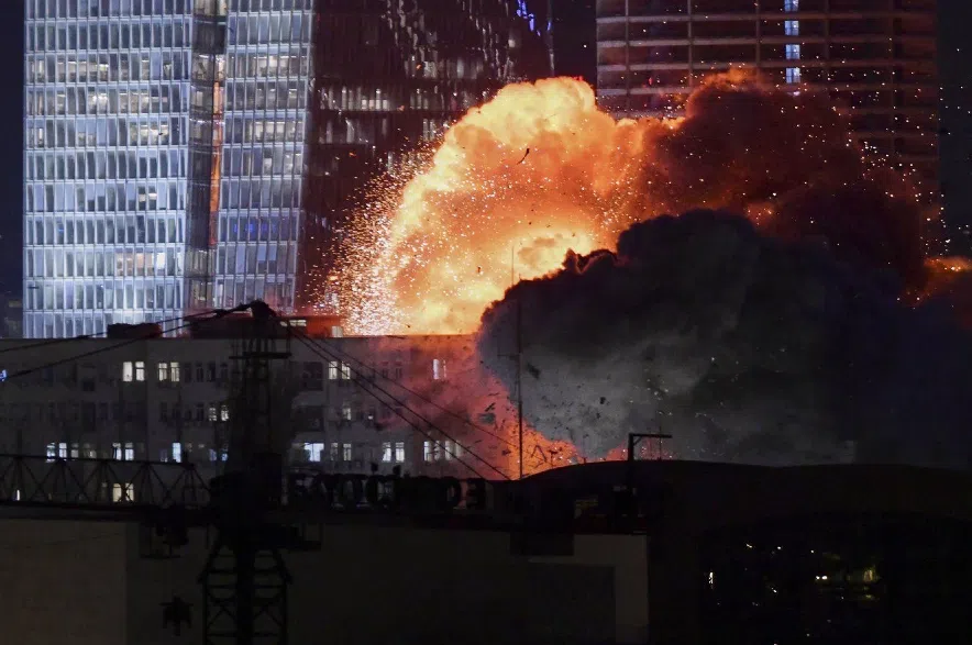 Explosion in Tel Aviv.