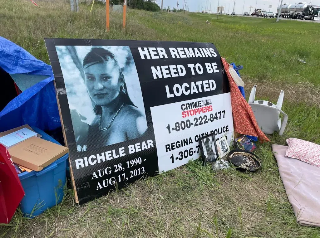 Richele Bear appeal for information.
