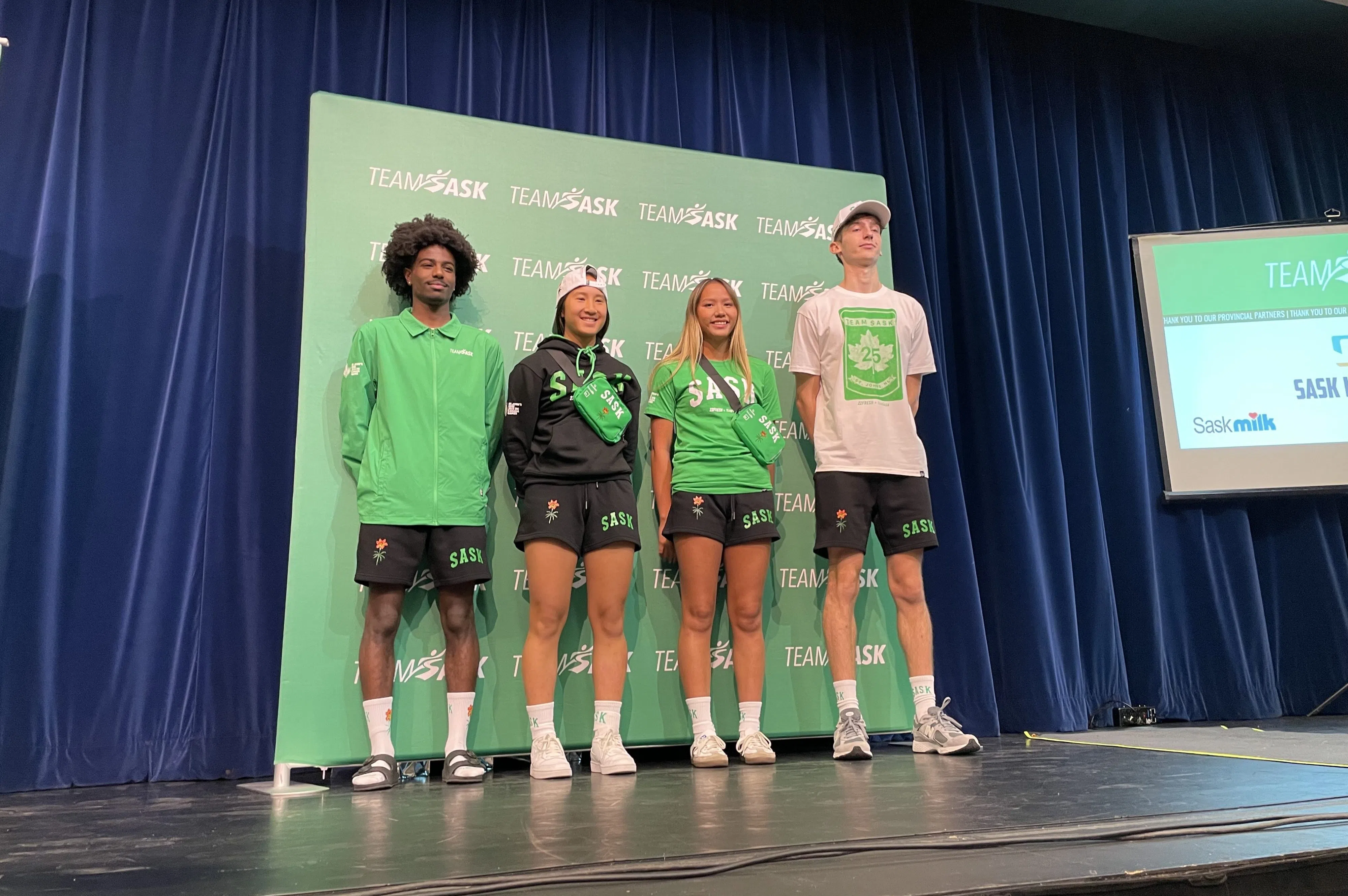 Official Team Saskatchewan outfits.