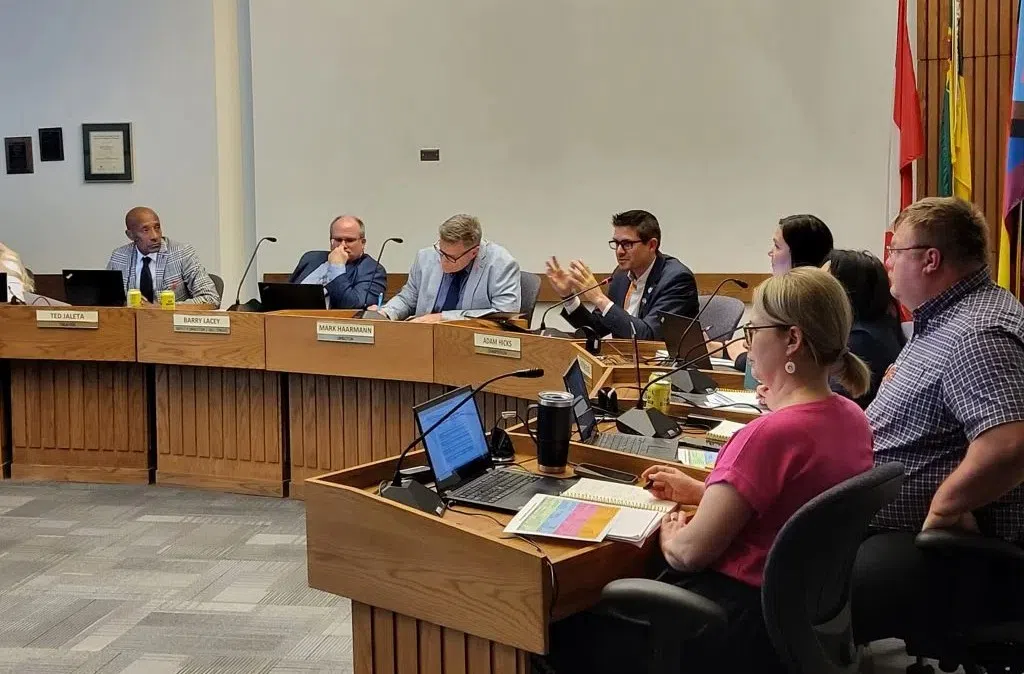 Regina Public Schools has 3,300 staff members for 27,000 students, according to board chair Adam Hicks. (Daniel Reech/980 CJME)