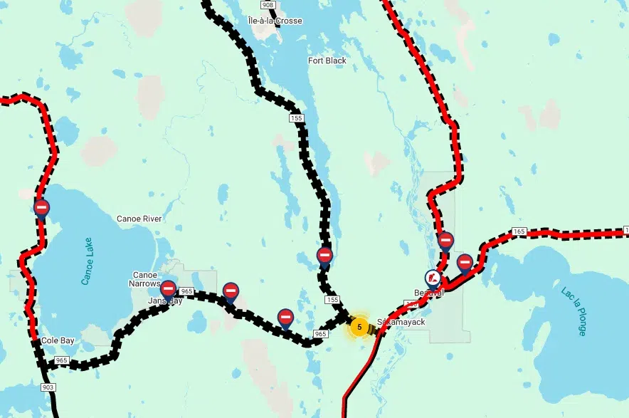 Highway 155 closure.