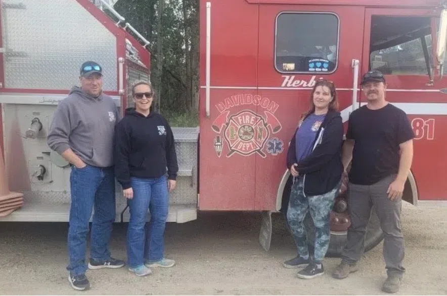 Davidson Fire Department volunteers.