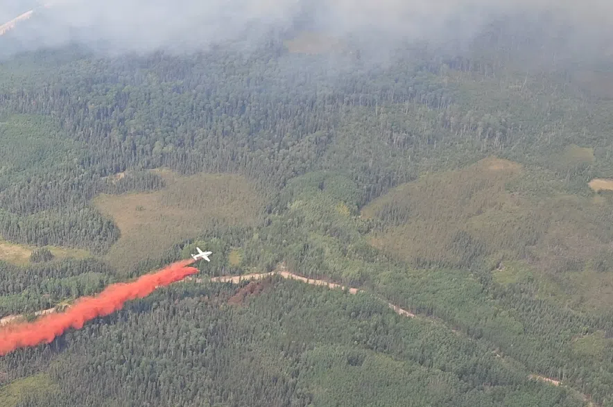 Buhl Fire air suppression.