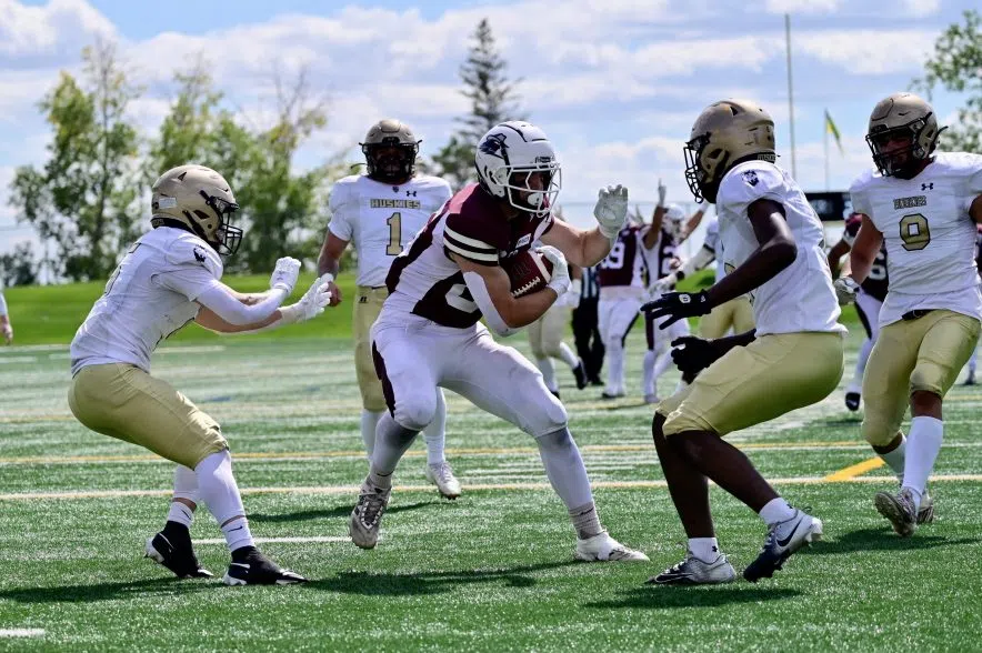 Receiver Ben Walz scores
