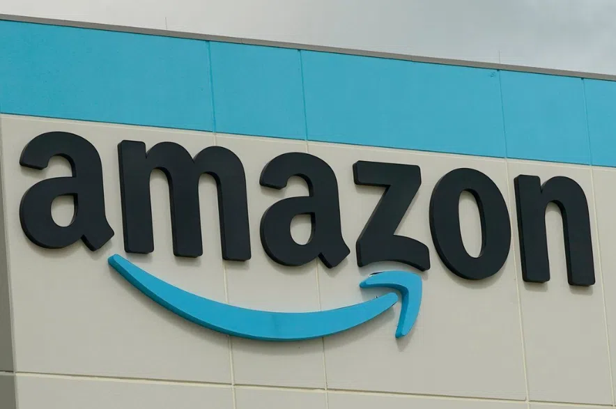 Amazon logo on building