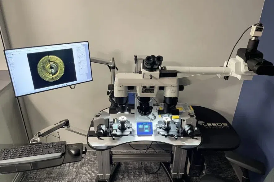 Comparative microscope ballistics laboratory