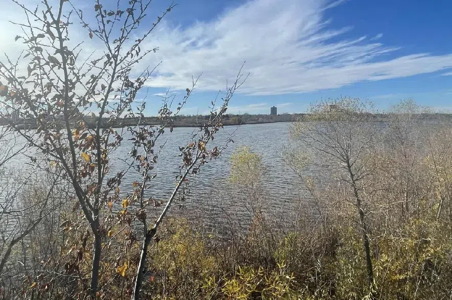 The Provincial Capital Commission is conducting a prescribed burn on Pelican Island and North Goose Island, which are located in the middle of Wascana Lake.